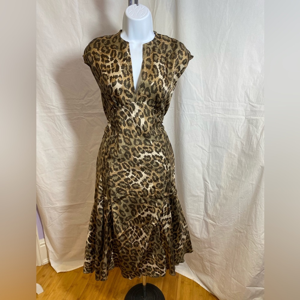 Diane von Furstenberg Leopard Print Dress